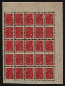 Rusia / RSFSR 1923 - Mi-Nr. 215 A ** - MNH - 3 rublos - hoja de 25 (I) - Imagen 1 de 2