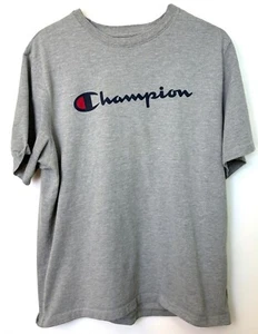 Camiseta deportiva de manga corta Champion Logo Script para hombre talla 2XL - Imagen 1 de 9