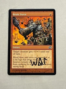 MTG Brute Force Artist Proof and Signature Signed Reynolds - Picture 1 of 2