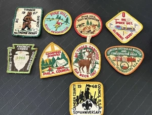 Lot Of 9 1960s New Jersey NJ Boy Scouts Patches BSA Rare Vintage - Picture 1 of 6