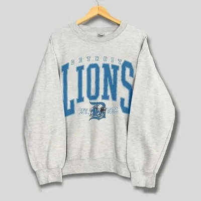 Sudadera De Colección Detroit Lions, Retro NFL Fútbol Unisex AN63367 Foto 1 de 2