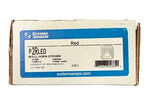 Sistema Sensor P2RLED Alarma Incendio Bocina Estroboscópica Pared Rojo (NUEVO EN CAJA) - Imagen 1 de 1