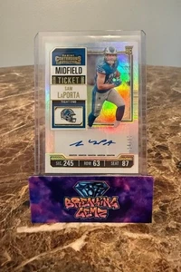2023 Contenders Midfield Ticket Variation Sam LaPorta Rookie Auto /50 Lions RC - Picture 1 of 2