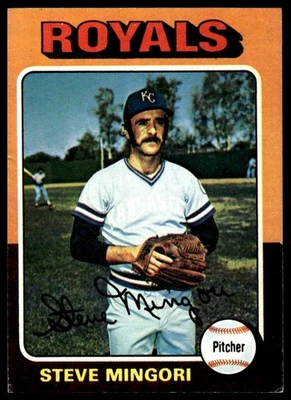 1975 Topps #544 Steve Mingori [GOATCARDS] - Image 1 of 2
