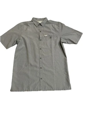 Camisa de manga corta azul Columbia para hombre talla grande alta Declination Trail II Foto 1 de 4