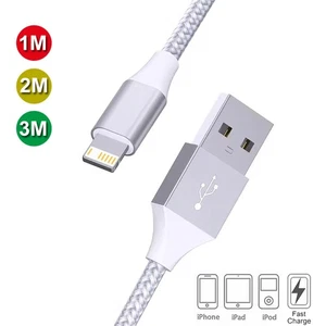 Cable de carga USB rápido cable de datos para iPhone 14 13 12 11 Pro Max XS XR 7 8 Plus - Imagen 1 de 18