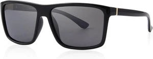 MERRY'S Men Polarized Sunglasses Male Women Outdoor Fishing Sun glasses Black - Picture 1 of 9
