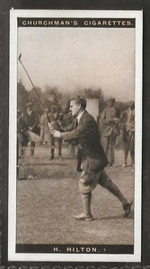 CHURCHMAN-FAMOUS GOLFERS GOLF 1927 (STD SIZE)-#21- HAROLD HILTON  - Picture 1 of 2
