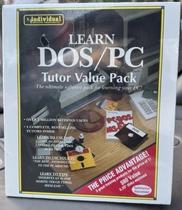 VINTAGE DOS/PC LEARNING SOFTWARE NEW SEALED - Picture 1 of 2