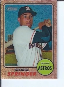 George Springer 2017 Topps Heritage Chrome Refractor #ed / 568 - Picture 1 of 1