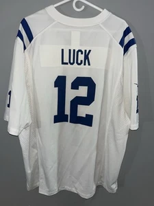 Nike On Field Andrew Luck White Indianapolis Colts NFL Jersey Mens 2XL - Bild 1 von 11