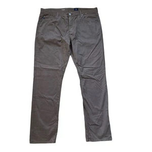 AG Adriano Goldschmied The Everett Slim Straight Men’s Pants Size 38x32 Brown - Picture 1 of 8