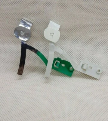 Microsoft Xbox 360 Eject Button Replacement Spare Part Green White Silver Chrome - Image 1 of 4