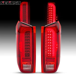 PARA FORD F150 F250 F350 1990-1997 LUCES TRASERAS IZQUIERDA Y DERECHA LUCES FRENO TUBO ROJO LED - Imagen 1 de 20