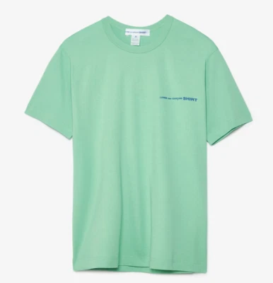 NUEVA Camisa Comme des Garçons Camiseta Básica Logo Verde Para Hombre Talla XL de EE. UU. Foto 1 de 4