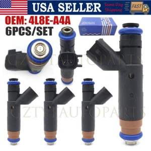 6 Fuel Injector 4L8E-A4A For Ford Taurus Escape Explorer Mercury Mariner 3.0 4.6 - Picture 1 of 9