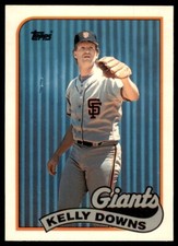 1989 TOPPS TIFFANY KELLY DOWNS SAN FRANCISCO GIANTS #361