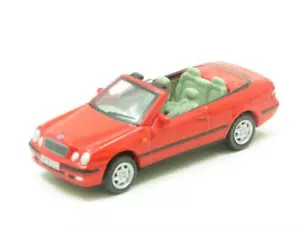 Cararama Hongwell Mercedes Benz CLK Convertible Red 1 72 Scale Loose No Box - Picture 1 of 3