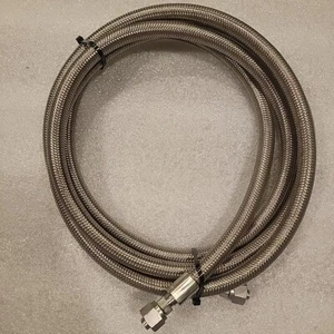 Assemblaggio tubo intrecciato Swagelok PTFE 3/8"" X 115"" con SS-6BHT-115 & SS-600-NFSET - Foto 1 di 4