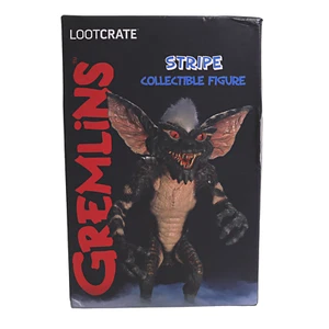Gremlins Stripe Collectible 6" Figure On Base With Popcorn Hat - Lootcrate 2022 - Picture 1 of 6
