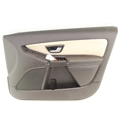Volvo OEM Black/Tan Front Right Door Trim Panel fits XC90 2003-2014 - Image 1 of 4