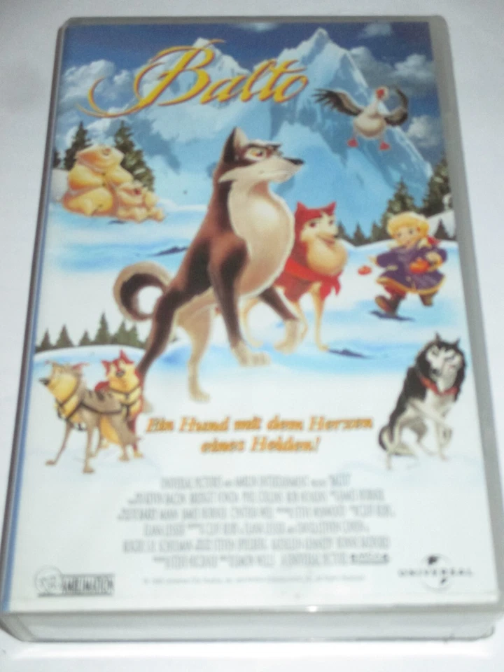 Universal - Balto - VHS/Zeichentrick/Abenteuer/CIC - Bild 1 von 1