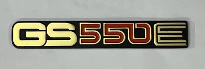 GS550E for SUZUKI 1979 1980  SIDE COVER BADGE NEW Metal Gold Emblem SS36G - Image 1 of 3