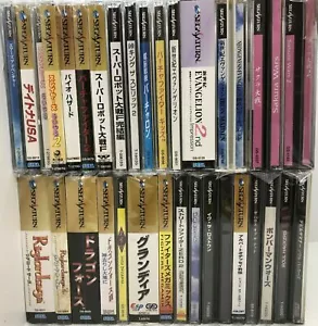 Sega Saturn Games Japanese Version w/ Manual in Case TESTED - PICK YOUR GAME - Picture 1 of 523