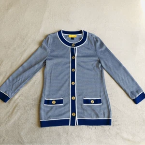 St. John Striped Cardigan - Picture 1 of 9