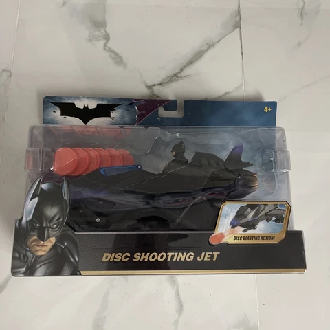 Batman Begins Disc Shooting Jet 9" Vehicle Mattel 2005 Cover