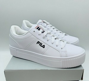fila platform white sneakers