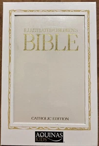 Illustrated Children's Bible - Catholic Edition - White - D2501 - Imagen 1 de 2