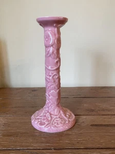 Bordello Pinheiro Portugal rosa Kerzenständer mit Blumen & Ranken Vintage - Bild 1 von 4
