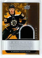 2019-20 Upper Deck Trilogy Rookie Jerseys Silver #RR21 Karson Kuhlman B