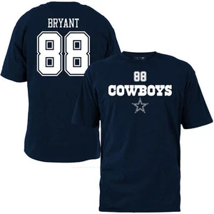 Herren Dallas Cowboys Dez Bryant #88 marineblau Name & Nummer Tee T-Shirt neu mit Etikett - Bild 1 von 3