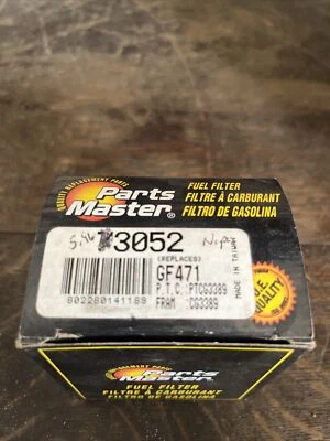 NOS Parts Master Fuel Filter 73052 Replaces Napa 3052 - Image 1 of 4