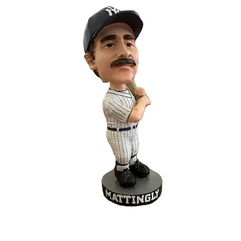 NIB NEW Don Mattingly New York Yankees Bobble head 8" Tall NIP Donny Baseball Cover