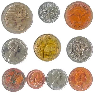 Australia Coins Cents Dollars | Queen Elizabeth II | Oceanian Money 1966 - 2020 - Image 1 of 3