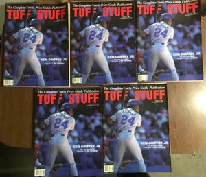 Lot (5) Tuff Stuff Magazines Aug. '90 Ken Griffey Jr. Cover -Excellent condition - Picture 1 of 1