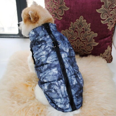 Winter Pet Vest Jacket Warm Puppy Dog Waterproof Clothes Small/Large Padded Coat - Image 1 of 4