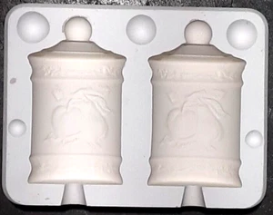 Fruit Decals Salt & Pepper Shakers- Marked #R672 Plaster Slip Casting Mold - Picture 1 of 4