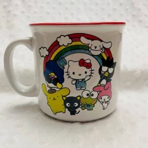 Hello Kitty & Friends Rainbow Sparkle Large 20oz Ceramic Coffee Mug- NEW - Picture 1 of 6