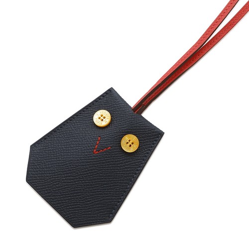 HERMÈS HERMES Petit H Gufo Eveton Clochette Epsom Chevre Myzore Pelle di Capra Caban Rosa...