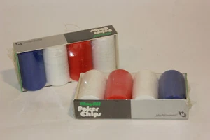 Mag-nif Poker chips no 227 1973 poker chips  - Red White and blue poker chip set - Bild 1 von 4