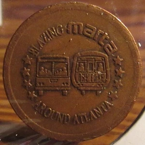 1994 MARTA Atlanta, GA Paralympic Games Transit Bus Token - Georgia - Picture 1 of 2