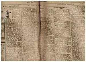 En el periódico San Lorenzo 2 de abril de 1908 Movimiento Anarquista Misioneros Mormones - Imagen 1 de 3