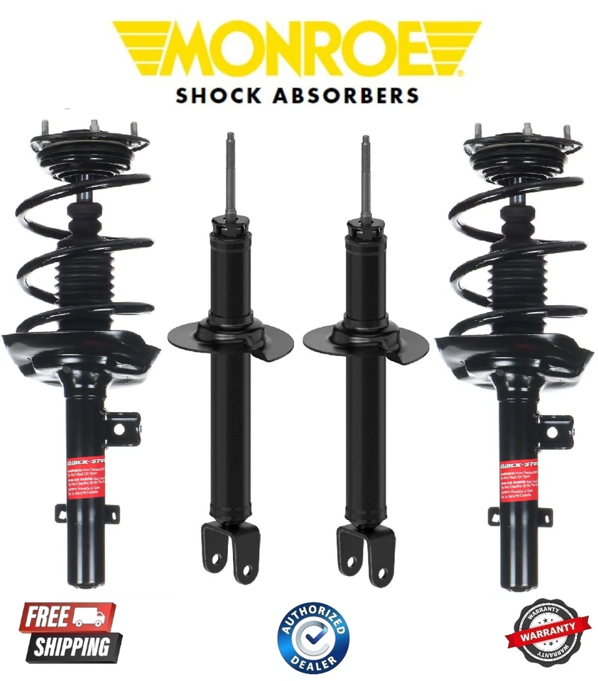 Muelle helicoidal delantero y amortiguador trasero Monroe completo para Honda Accord 13-17 Foto 1 de 1