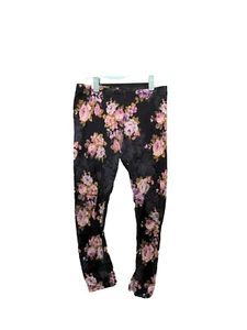 AMERICAN RAG CIE Women Leggings Workout Yoga Mid Rise Floral Size Medium - Picture 1 of 7