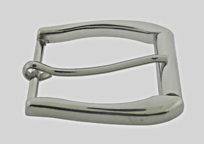 Pin Belt Buckles for Men's Fits 1.50″ inch 40mm Belt Silver Metal Anti Allergic - Image 1 of 4