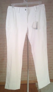 NWT Nike Women's White Golf Pants Size 12 - Picture 1 of 10